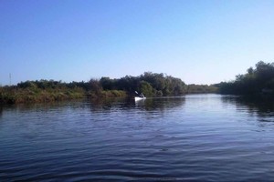 ELLITORAL_437197 |  Gentileza En el Río Mocoretá de Corrientes fue hallado el cuerpo del hombre.