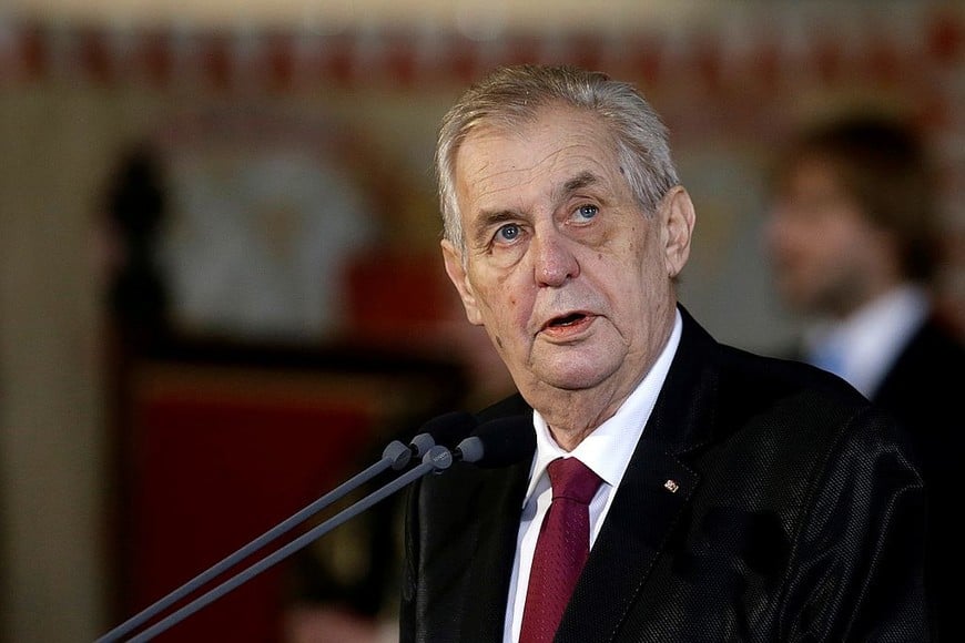 ELLITORAL_417261 |  Reuters Milos Zeman, presidente de la República Checa.