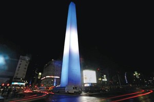 El Obelisco, en Capital Federal (Argentina)