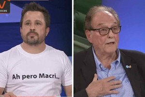 ELLITORAL_401124 |  Gentileza Fuerte debate durante la transmisión de A Dos Voces (TN).