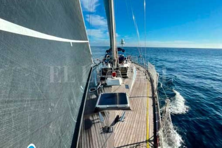 ELLITORAL_433312 |  Gentileza Tras los días de tormenta y condiciones extremas para navegar, el Atlántico le regaló a Chemes paisajes de ensueño.