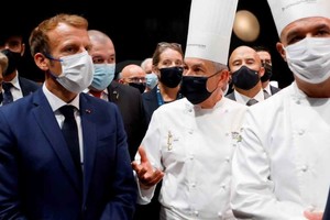 ELLITORAL_406915 |  Gentileza Emmanuel Macron en la feria gastronómica.