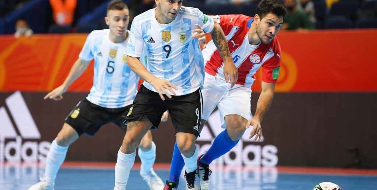 Argentina goleó a Paraguay y avanzó a cuartos en el Mundial de Futsal