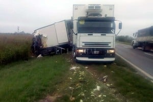 Un choque de camiones en la Ruta Nacional 33 dejó un muerto