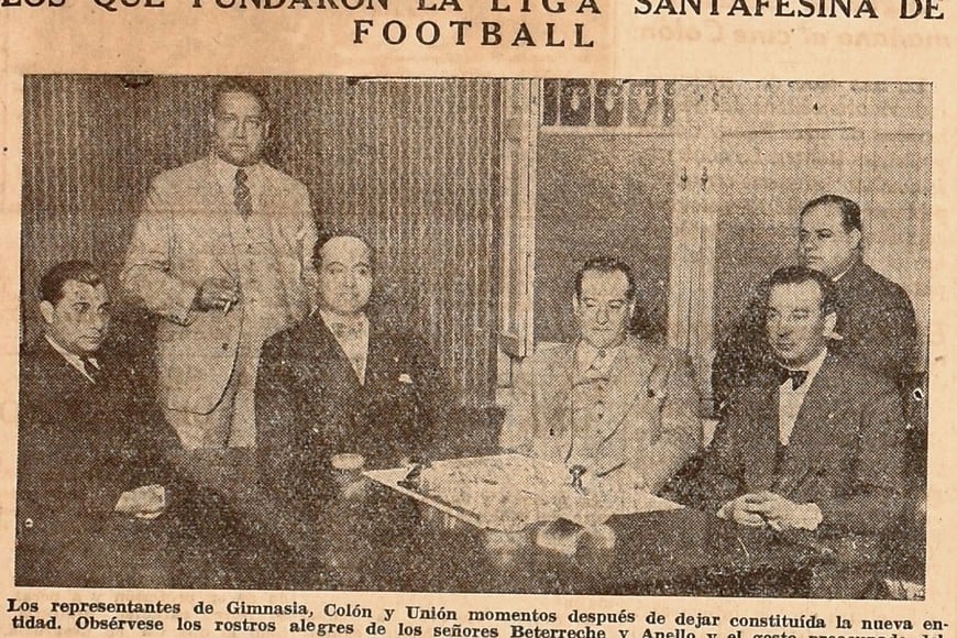 ELLITORAL_375825 |  Archivo El Litoral Los 3 clubes en 1931.