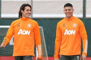 Archivo Rojo y Cavani compartieron club en el Manchester United