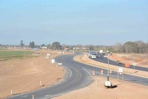 ELLITORAL_411833 |  Archivo El Litoral Recientemente se habilitó al tránsito un nuevo tramo de la Autopista Ruta Nacional 34.