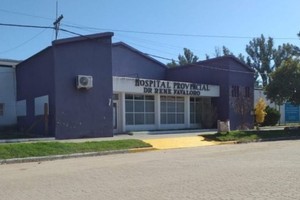Gentileza Hospital Provincial de Huinca Renancó, donde la víctima de 18 años se encuentra internada.