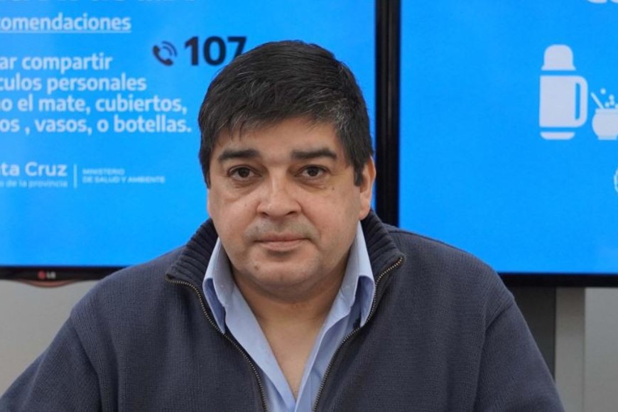 ELLITORAL_424476 |  Gentileza Claudio García, ministro de Salud de Santa Cruz.