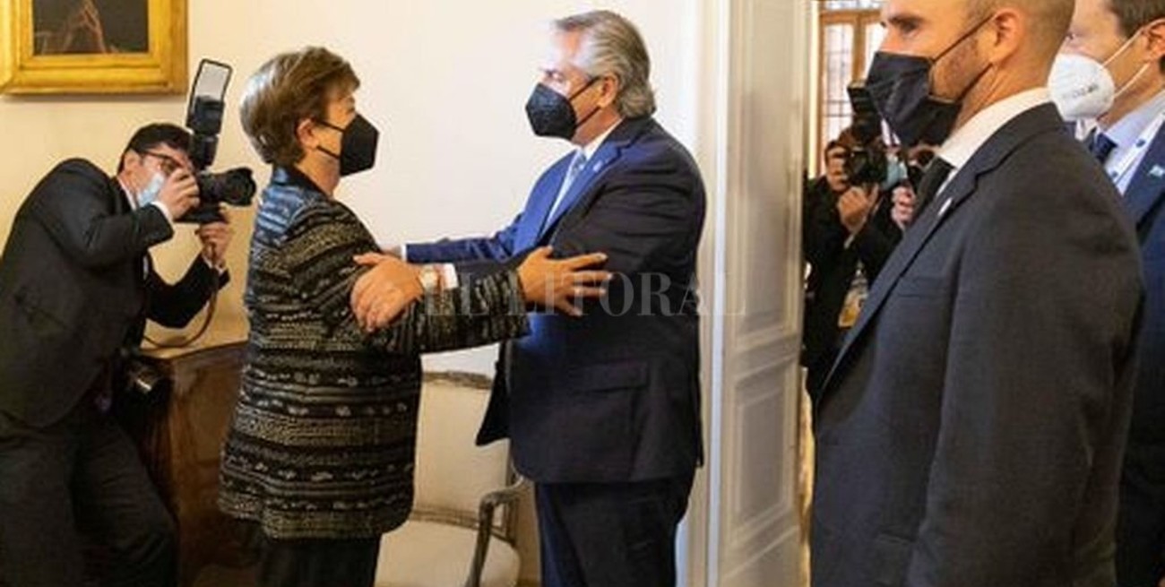Alberto Fernández se reunió con la presidenta del FMI Kristalina Georgieva