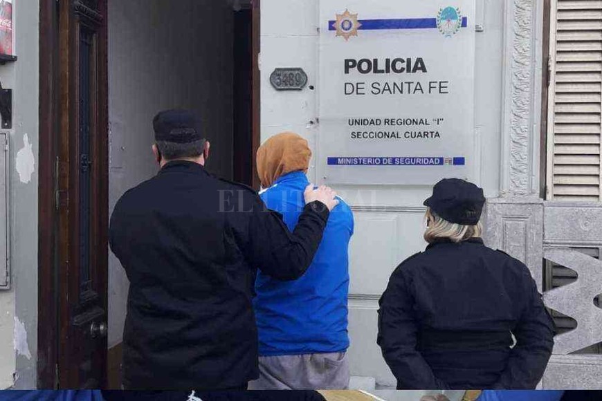 ELLITORAL_394536 |  El Litoral El detenido fue trasladado a sede policial.