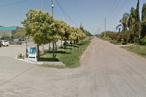 ELLITORAL_176837 |  Captura de Pantalla - Google Street View Mil metros al este de la RN 11 y su intersección con Pte Roca, en Recreo, se produjo el hallazgo