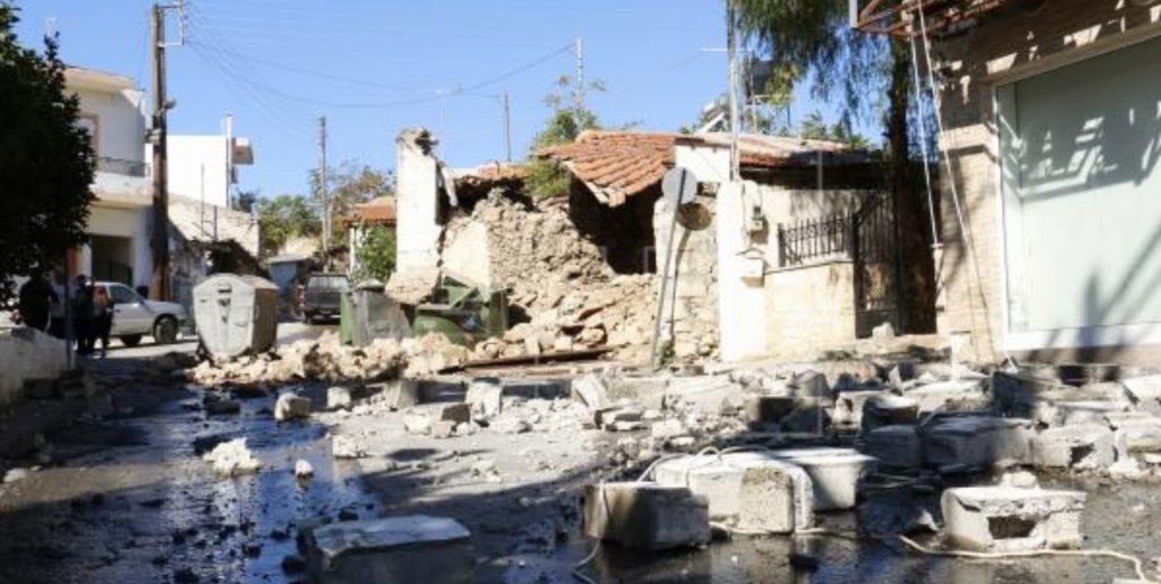 Un nuevo sismo sacudió la isla griega de Creta