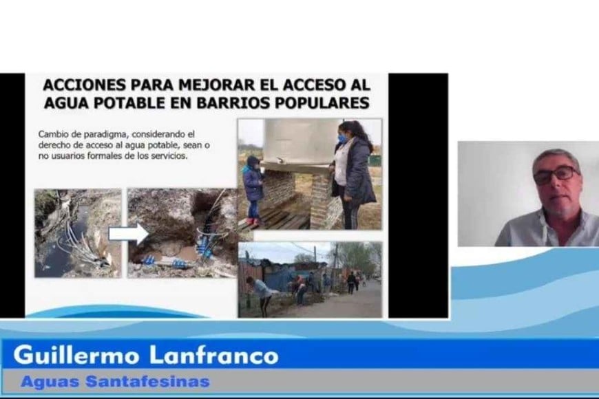ELLITORAL_431629 |  Gentileza Guillermo Lanfranco, vocero de Aguas, dijo que en los dos últimos años se ha dado  un nuevo perfil  a la empresa para llevar agua a sectores marginados en las dos grandes ciudades de la provincia.