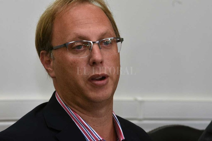 ELLITORAL_327132 |  Archivo El Litoral / Guillermo Di Salvatore Gonzalo Saglione, ex ministro de Economía de Santa Fe