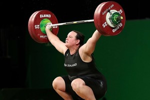 ELLITORAL_384903 |  Archivo Hubbard, que será la levantadora de más edad en los Juegos, había competido en halterofilia masculina antes de hacer la transición en 2013.
