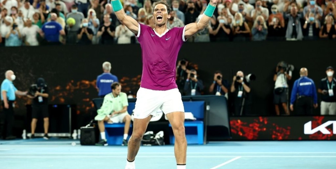 Nadal hace historia en Australia: se convirtió en el tenista con más Grand Slam