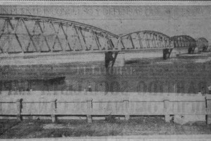 ELLITORAL_384085 |  Hemeroteca Digital de Santa Fe / Diario El Orden Así lucía el puente ferroviario sobre la Laguna Setúbal en 1938