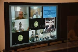 ELLITORAL_391440 |  Archivo El Litoral / Flavio Raina Durante el juicio, que terminó este año, González y el resto de los imputados siguieron las audiencias a través de videoconferencia.