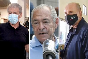 Flavio Raina, Pablo Aguirre, Agencia Rafaela. Jatón votó en la escuela Beleno, Barletta en la Escuela Industrial y Perotti en Rafaela.