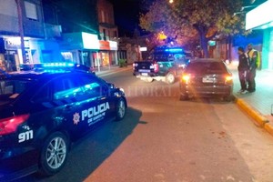 ELLITORAL_374291 |  El Litoral El momento en que personal policial intercepta el Audi A 3