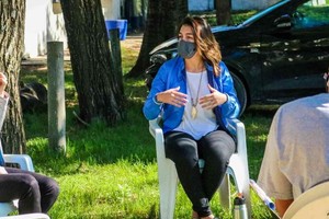 Gentileza Kümei Fernández, la presidenta de Atlético Arroyo Leyes, un club con presencia y grandes desafíos.