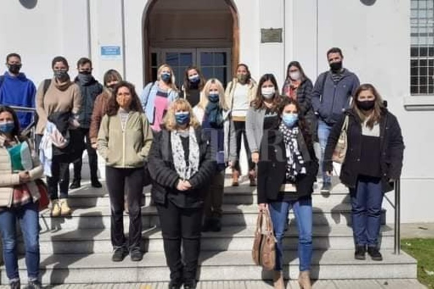 ELLITORAL_428321 |  Gentileza Plantel docente de la nueva secundaria de modalidad hospitalaria que funciona en Rosario.