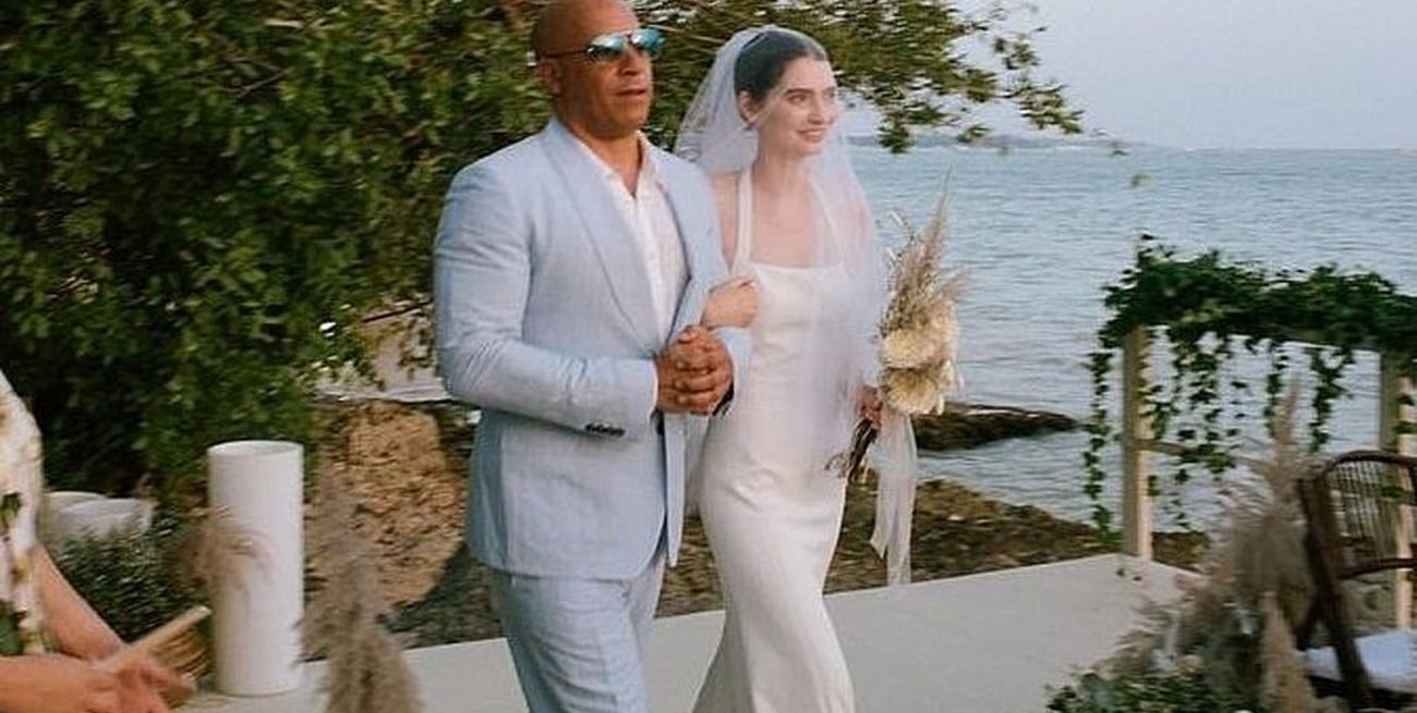 La hija de Paul Walker se casó y Vin Diesel la acompañó al altar