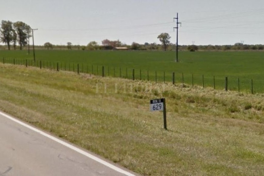 ELLITORAL_388002 |  Google Maps La reunión fue en una precaria construcción, ubicada a la altura del km 629 de la ruta 11, en un camino rural.