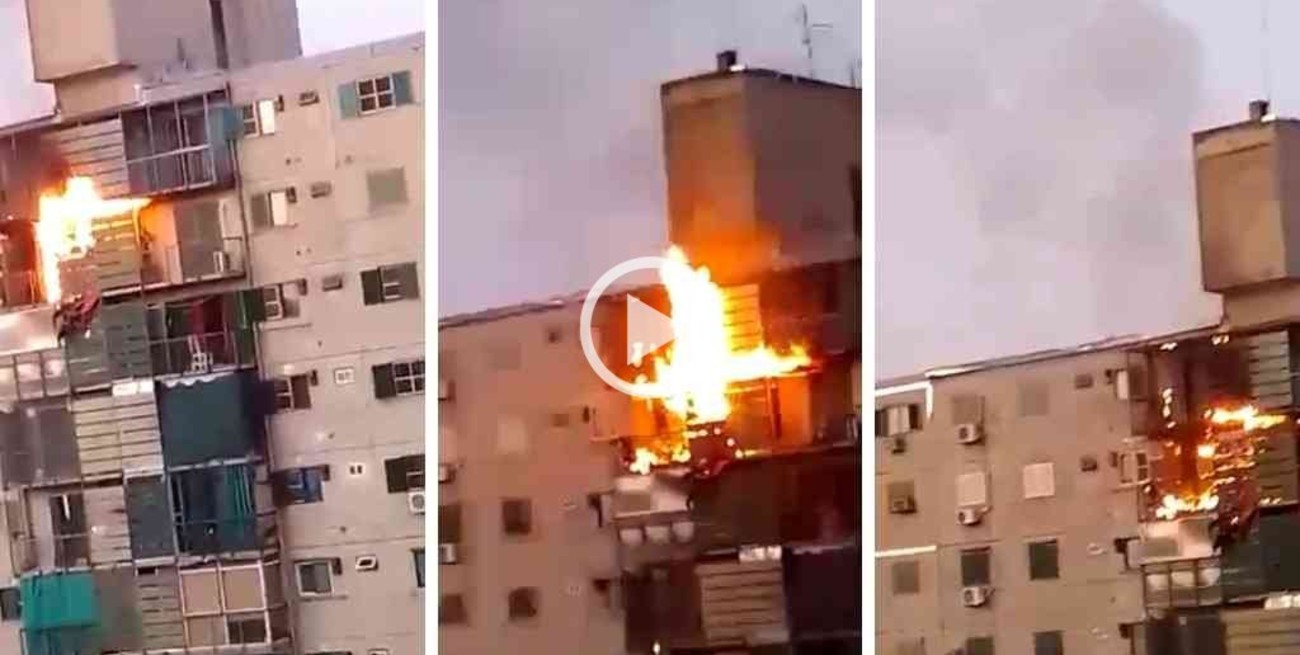 Video: así fue la explosión en la torre de barrio El Pozo