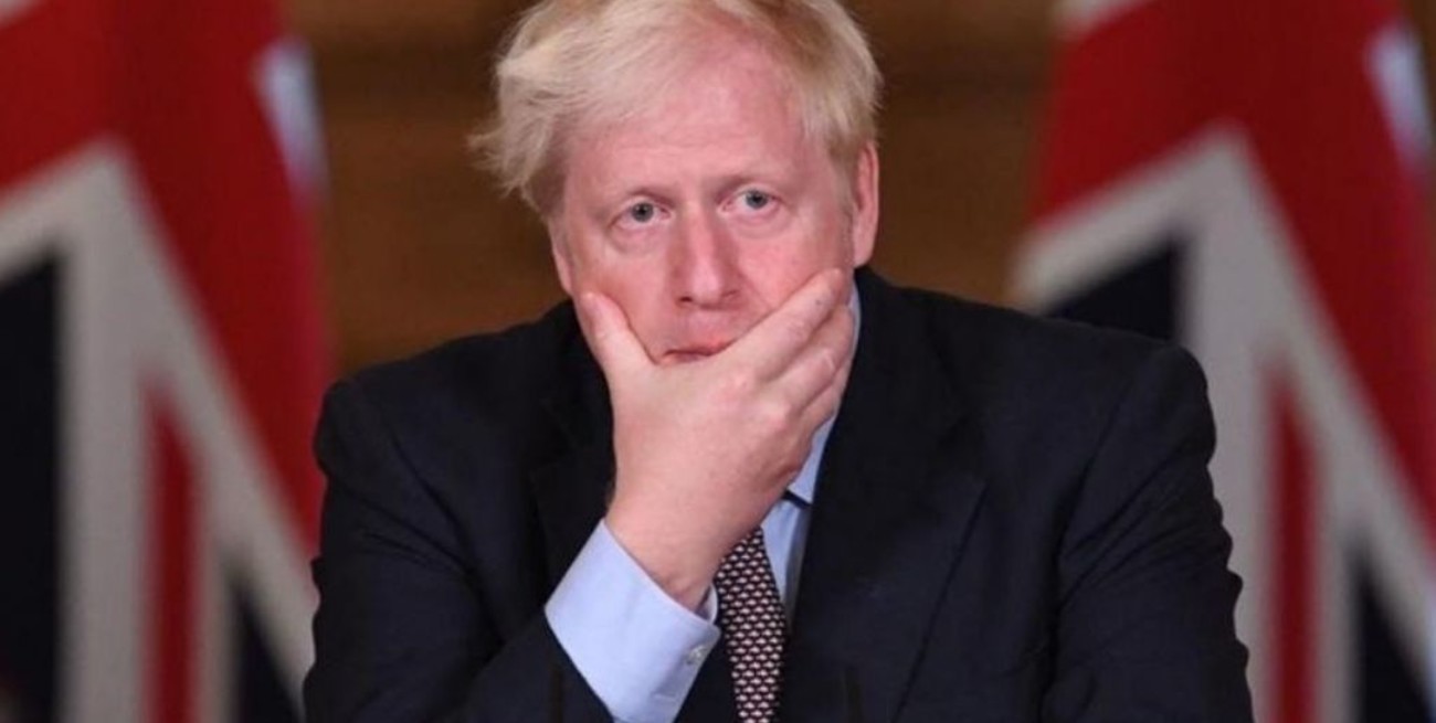 Boris Johnson fue interrogado por las celebraciones en Downing Street