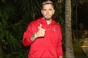 Gentileza Atlas Franco Troyansky está en México y por estas horas espera sumarse a la pretemporada que realiza el Atlas en el caribe mexicano. Su pase se hizo a préstamo, con dos opciones, en diciembre próximo y en junio, a favor de Unión.