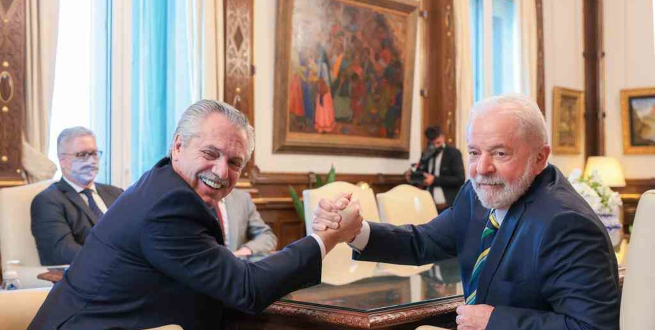 El presidente Alberto Fernández recibió a Lula Da Silva en Casa Rosada