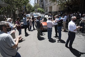 ELLITORAL_366592 |  Archivo El Litoral / Marcelo Manera En noviembre pasado hubo una manifestación de acreedores.