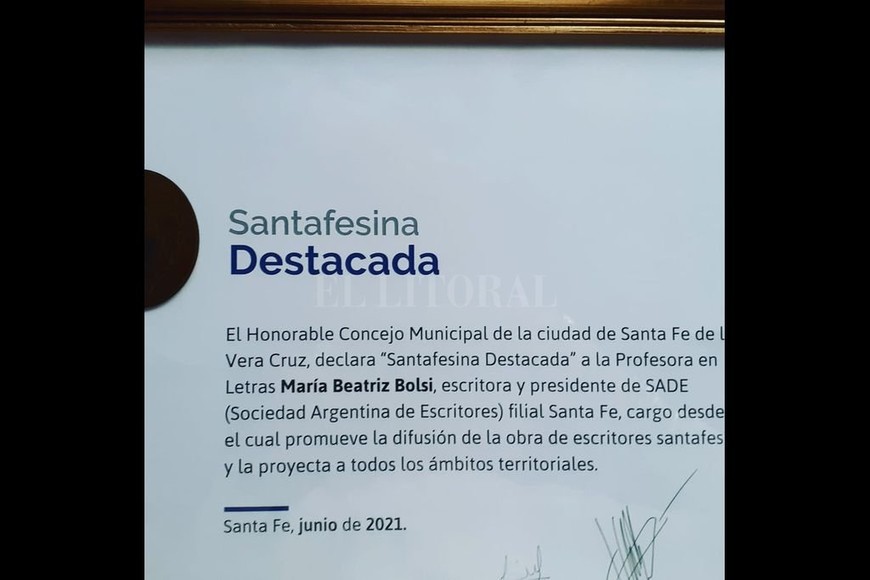 ELLITORAL_386073 |  Gentileza Beatriz Bolsi