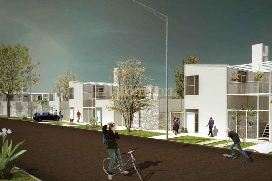 ELLITORAL_151083 | Gentileza Municipalidad de Santa Fe Prototipo presentado por la Municipalidad de las futuras casas en Nueva Esperanza Este.