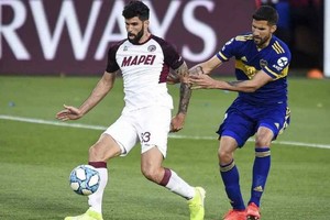 ELLITORAL_382634 |  Gentileza Cambia de camiseta. Entre Lanús y Boca llegaron a un acuerdo y Nicolás Orsini vestirá la azul y oro el próximo torneo.