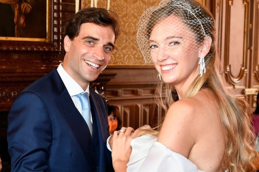 ELLITORAL_412874 |  Getty Eleanore de Habsburgo y su esposo Jérôme d?Ambrosio, los padres de Otto