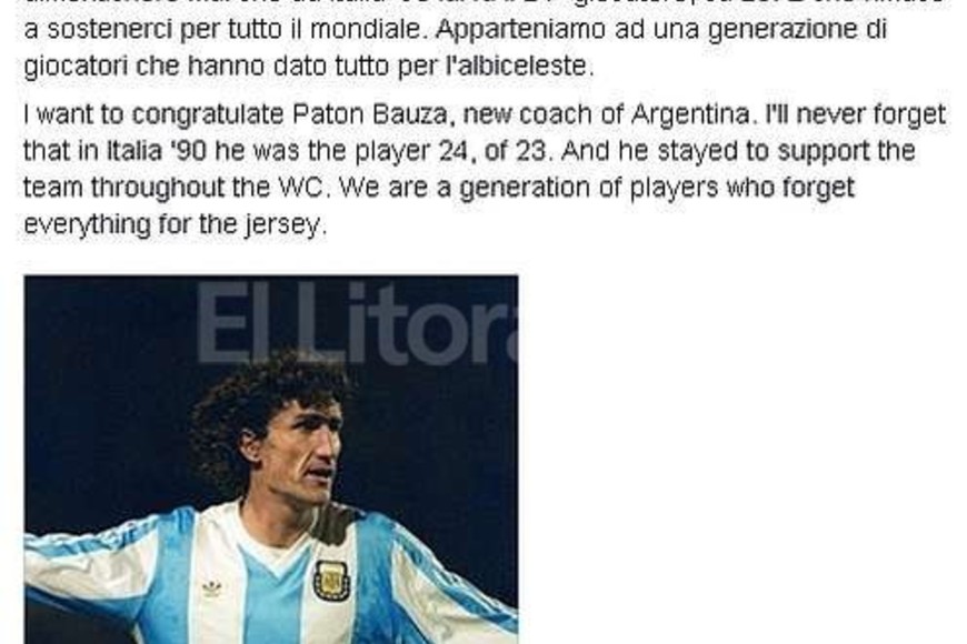 ELLITORAL_157926 |  Captura digital muro oficial de Facebook de Diego Maradona