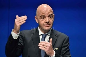 ELLITORAL_378146 |  Gentileza AFP Gianni Infantino, presidente de FIFA
