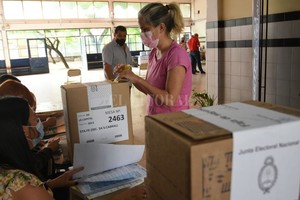 ELLITORAL_417858 |  Pablo Aguirre Los santafesinos destacaron la rapidez a la hora de votar