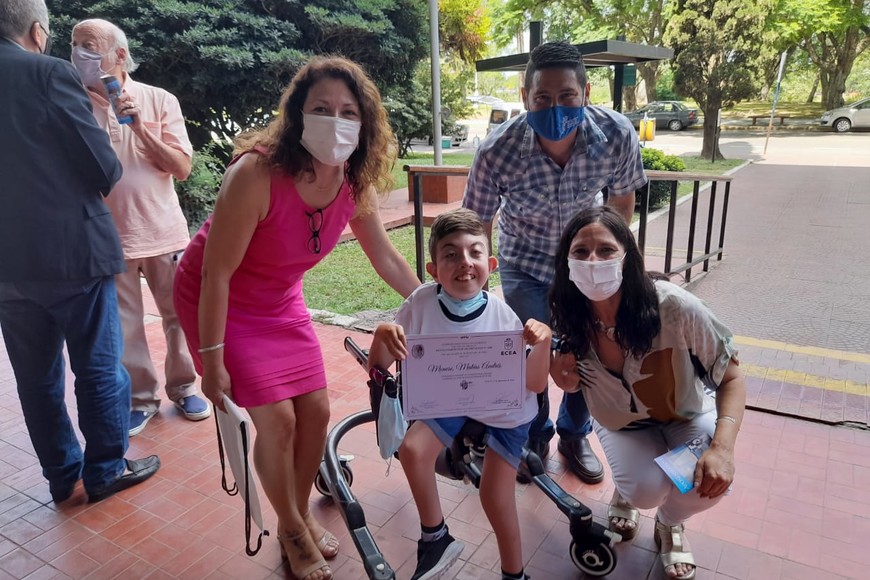 ELLITORAL_428323 |  Gentileza Reconocimiento al niño Matías Monese por su dedicación de parte del ministerio de Educación.