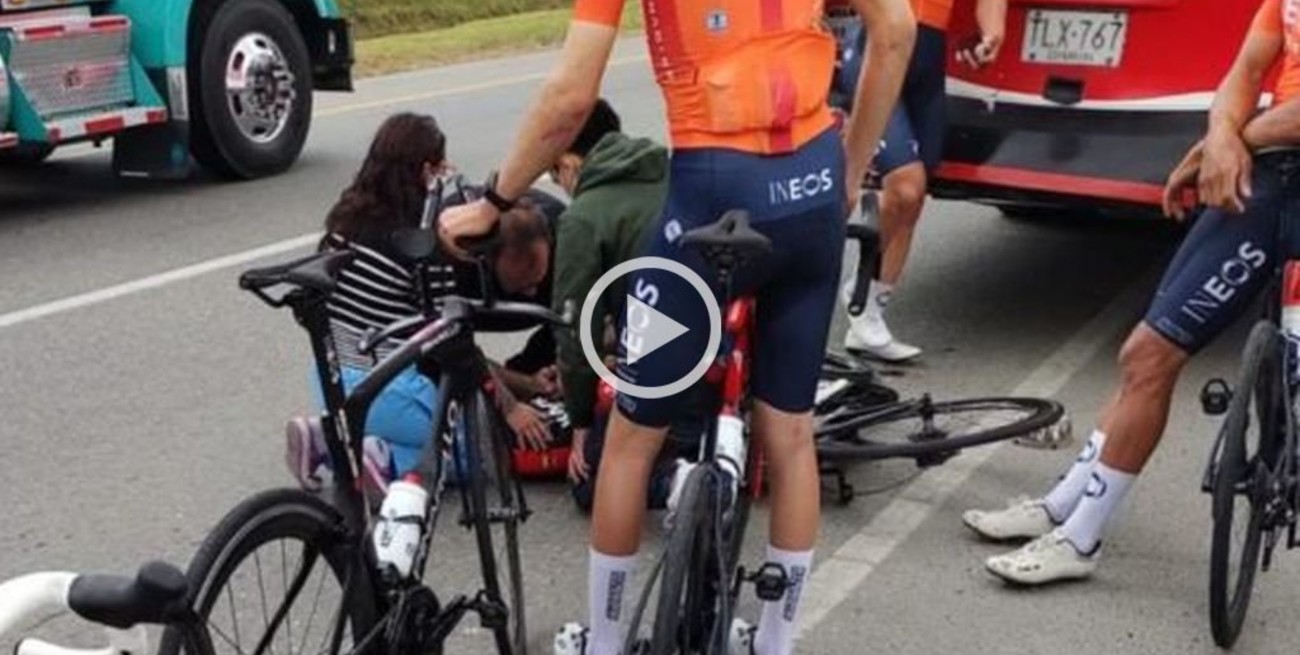 El ciclista colombiano Egan Bernal sufrió múltiples fracturas mientras entrenaba