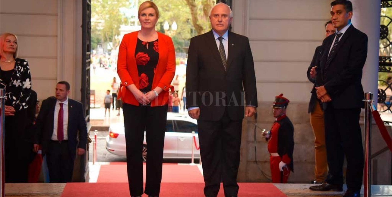 Lifschitz se reunió con la presidente de la República de Croacia