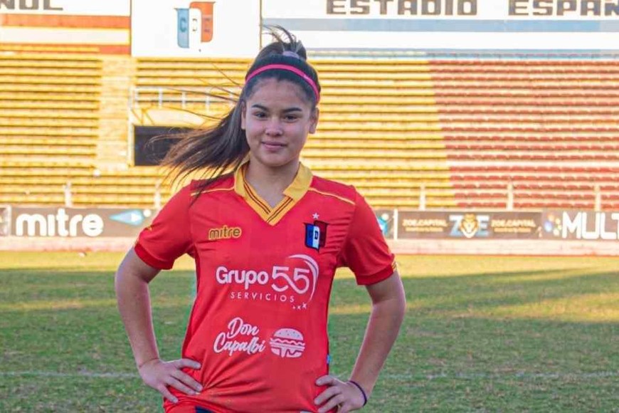 ELLITORAL_397034 |  Gentileza Agostina Zeller, exColón de Santa Fe, hoy jugando en Deportivo Español
