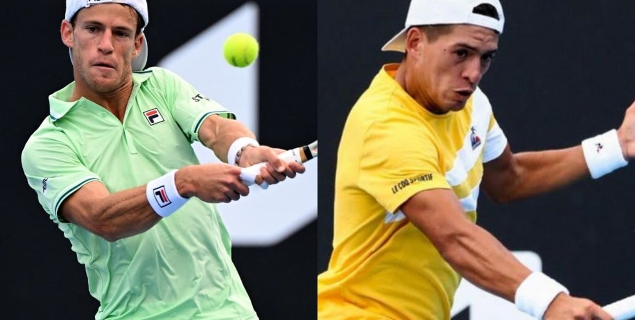 Diego Schwartzman y Sebastián Báez buscarán alcanzar la tercera ronda del Australian Open