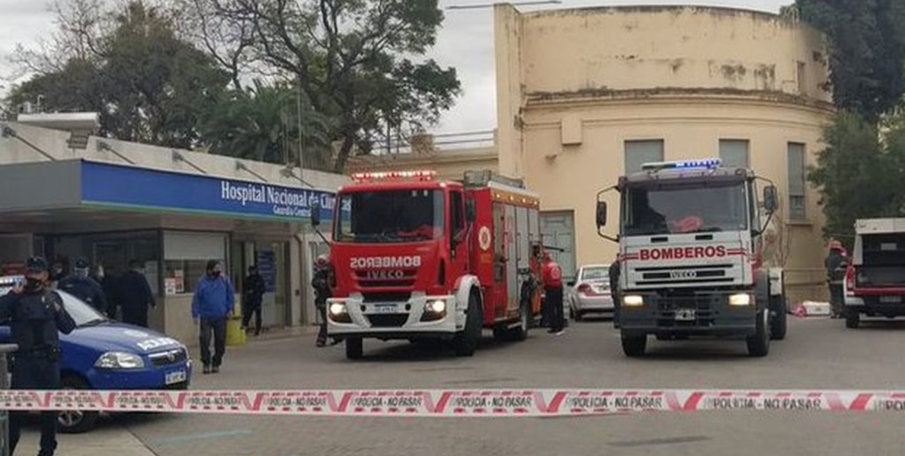 Se incendió una sala con pacientes covid en un hospital de Córdoba