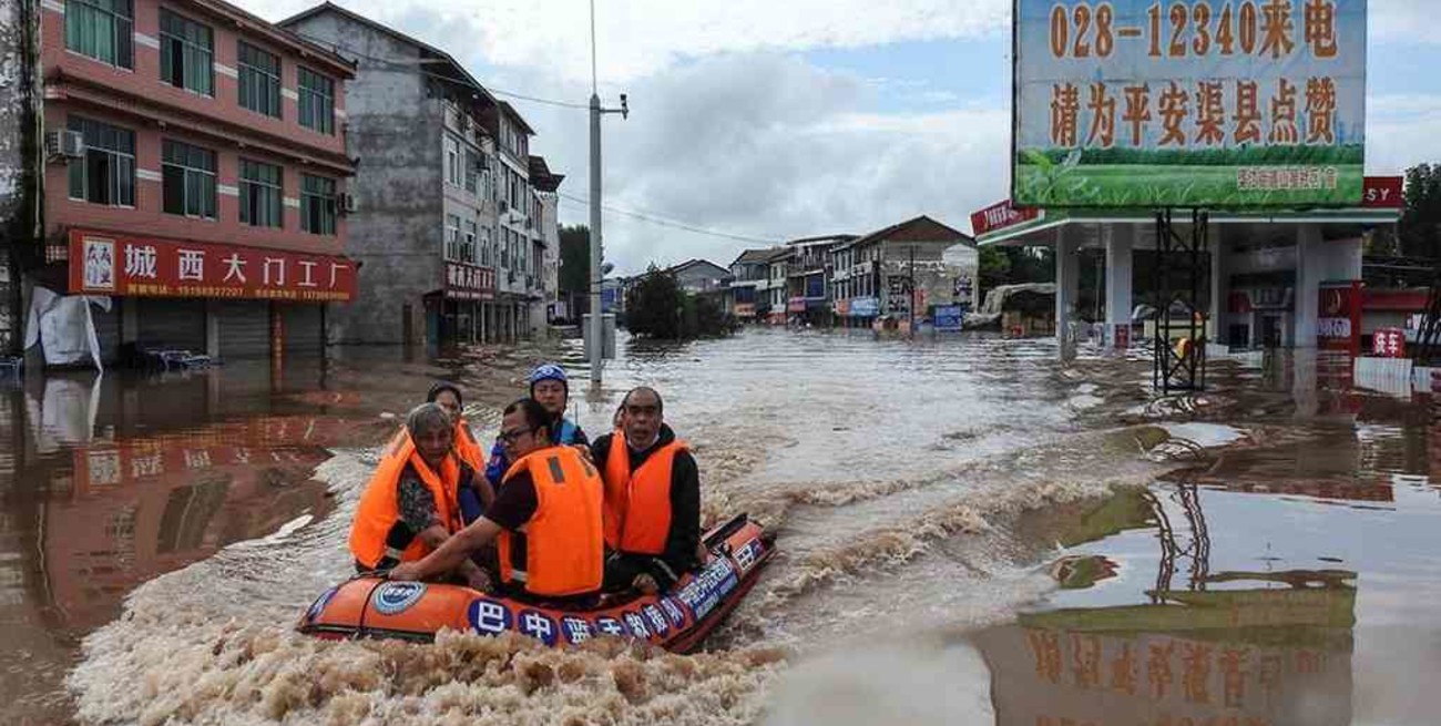 Asciende a 56 el número de muertos por las inundaciones en China