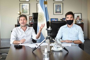 ELLITORAL_329403 |  Gentileza Prensa Subsecretaría de Deportes Argentina Lammens y Palmas. Matías Lammens, Ministro de Turismo y Deportes de la Nación, junto a Sergio Palmas, Subsecretario de Deportes de Argentina.