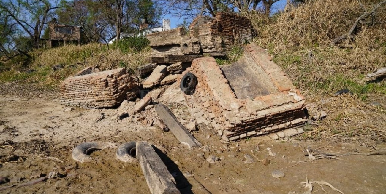 Piden que se preserven los restos del antiguo puerto de Colastiné Sur